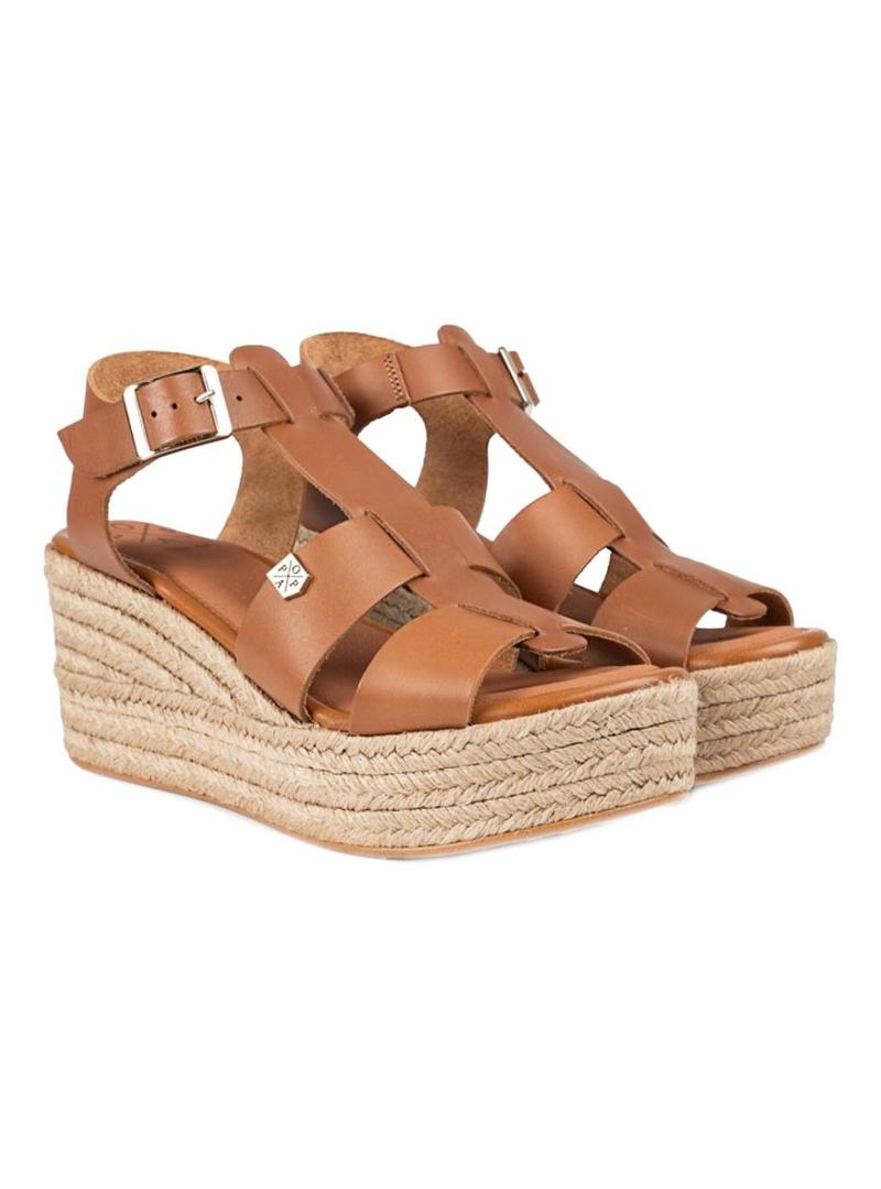 Cunha Popa Grumari em couro para mulher.