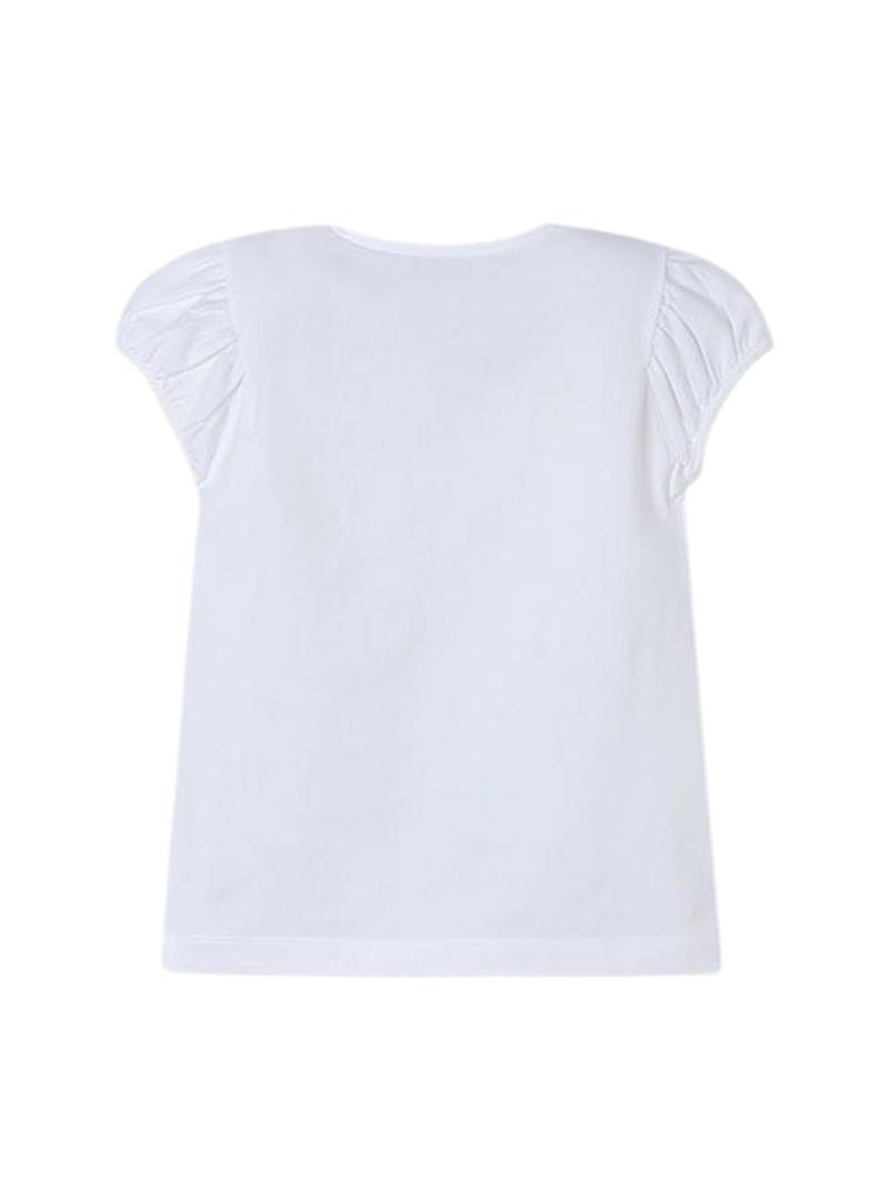 Camisa Mayoral Bonecas branco para menina