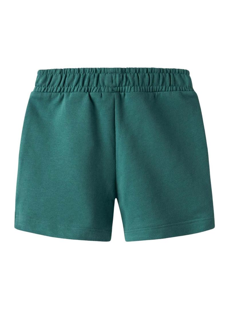 Bermuda Nome It Fritzo regular verde para menino.