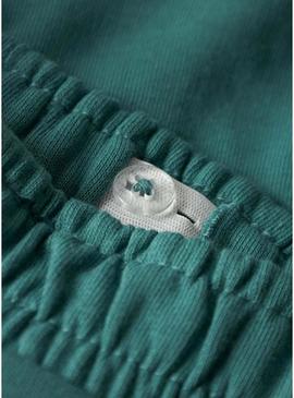 Bermuda Nome It Fritzo regular verde para menino.