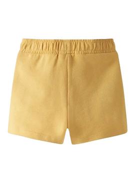 Bermuda Name It Fritzo regular amarelo para menino