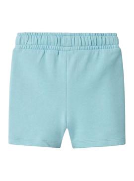 Bermuda Name It Fritzo regular azul para menino.