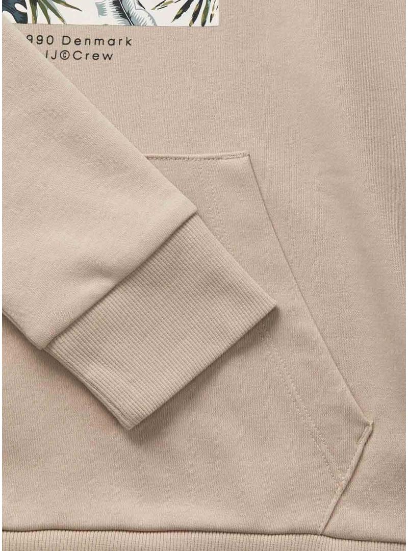 Moletom Jack and Jones Hawaii Shape bege criança