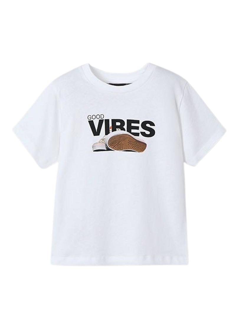  Conjunto de 2 camisetas Mayoral Athletics laranja para menino.