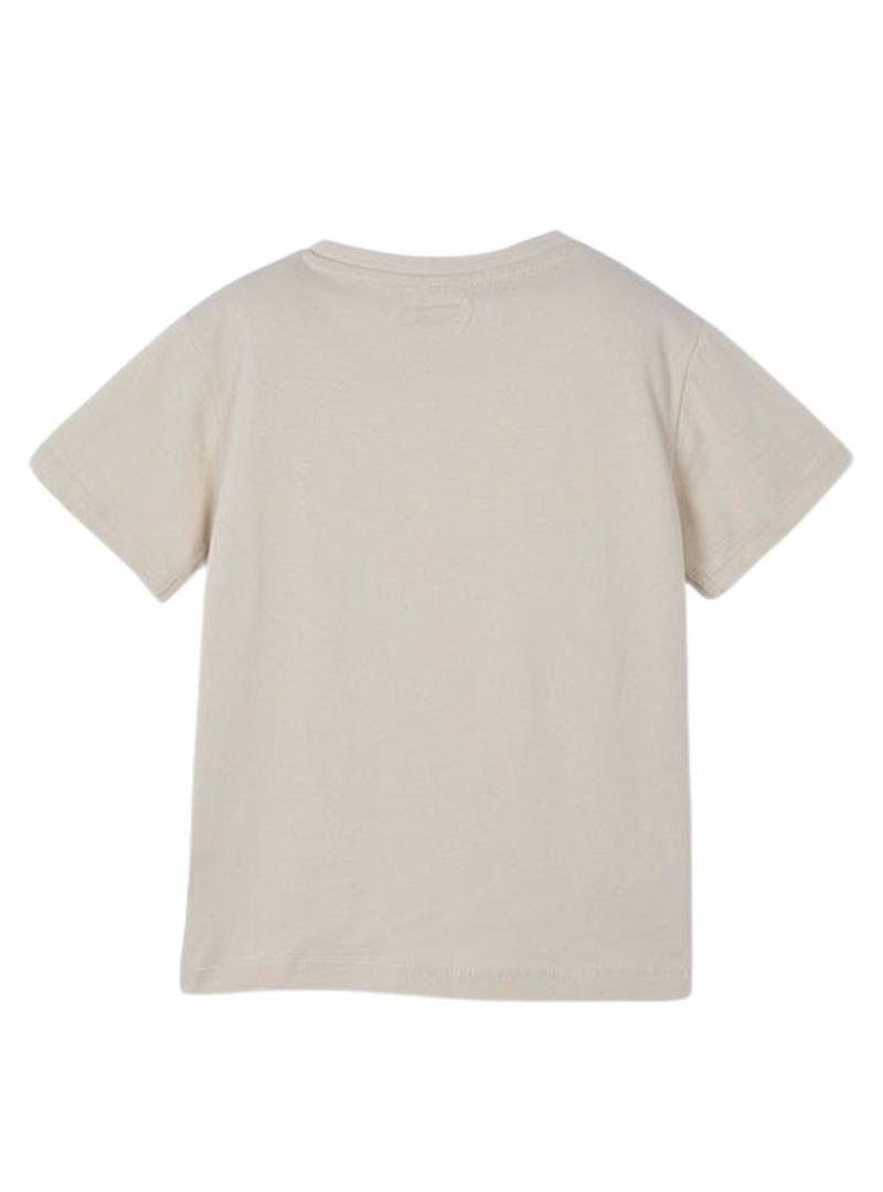 Camisa Mayoral Camaleão bege para menino