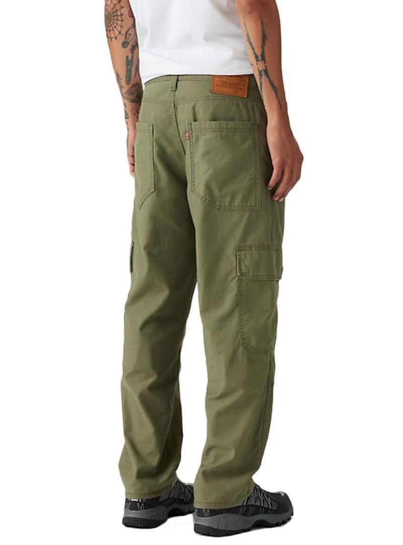 Calça Levis 568 Cargo verde para homem