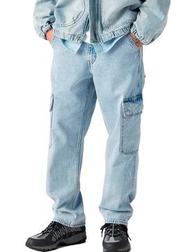 Calça jeans Levis 568 Cargo para homem