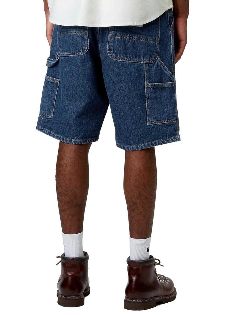 Bermudas Carhartt Single Knee denim para homem.