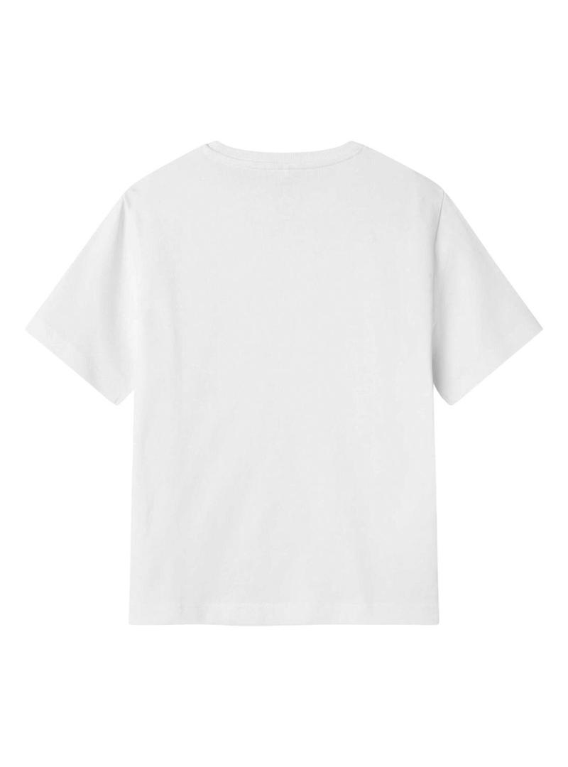 Camiseta Name It Grega Branca para menina