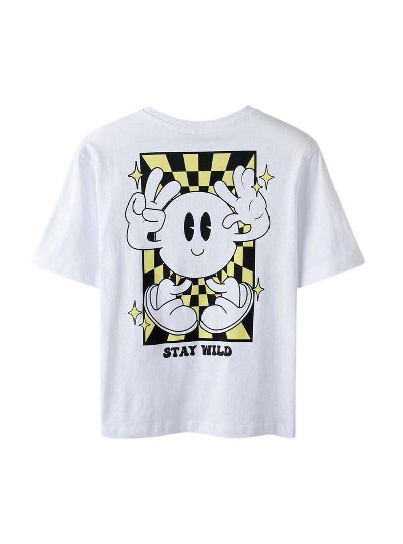 Camisola Name It Zulla regular branca para menino