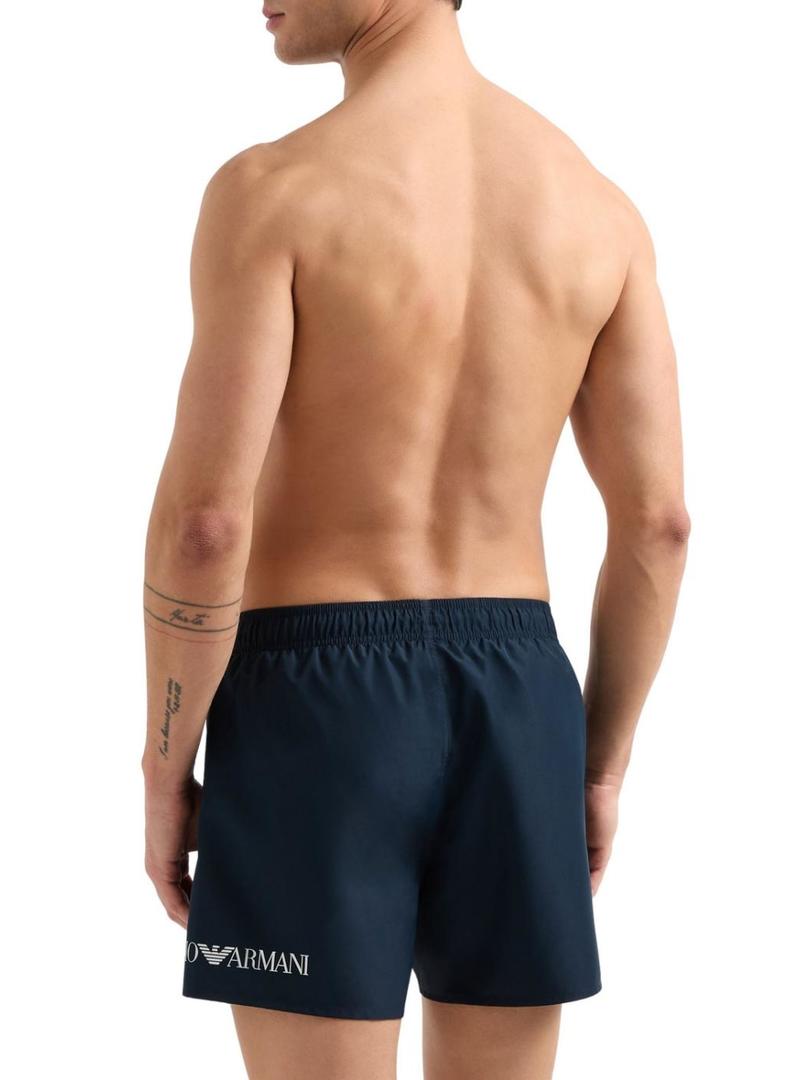 Fato de banho Emporio Armani EA7 azul marinho para homem