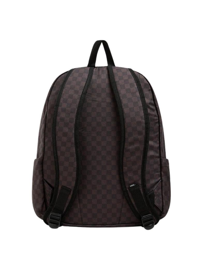 Mochila Vans Old Skool Check marrom para mulheres e homens.