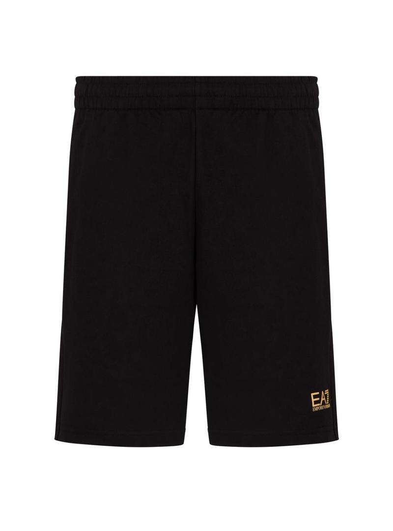 Bermuda Emporio Armani EA7 Core Identity preto para homem