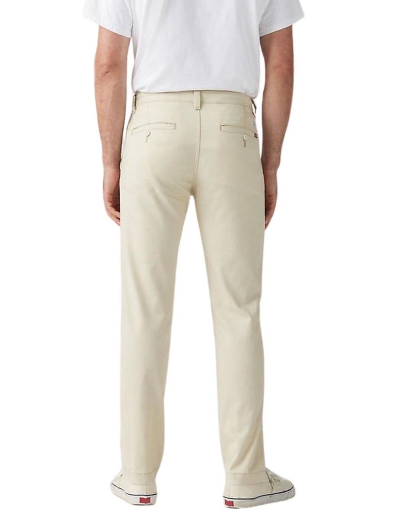 Calça Chino Standard Taper bege Levi's XX para homem.