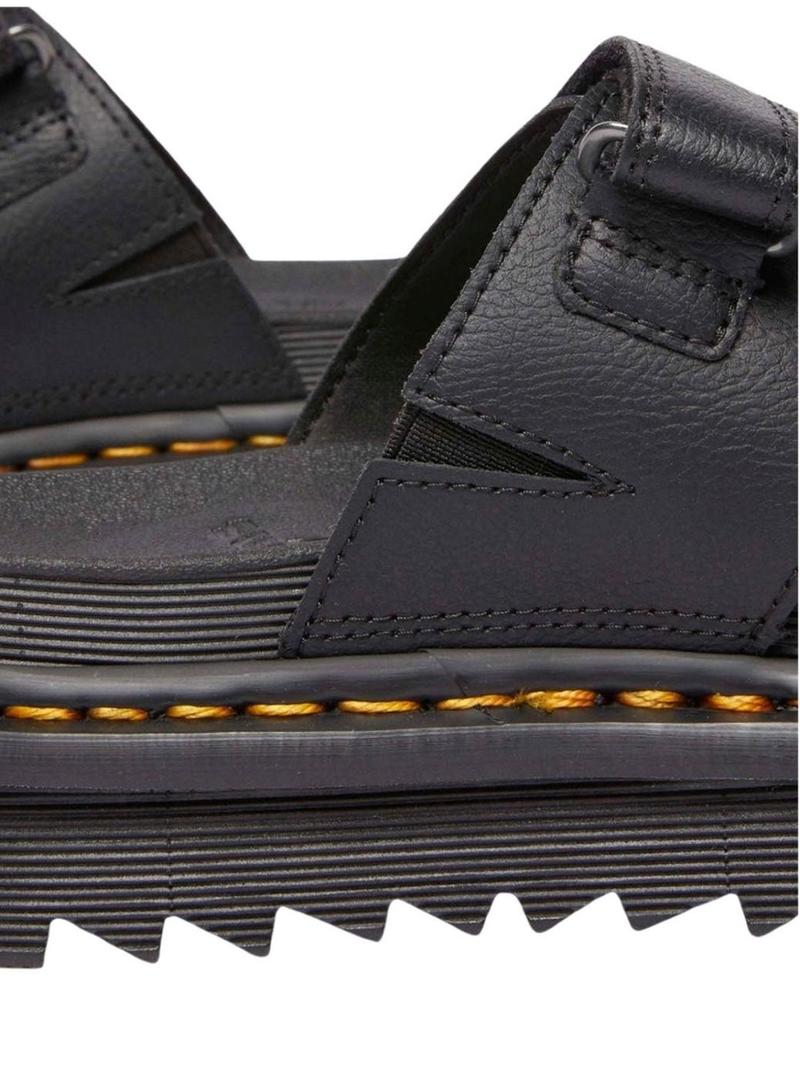 Sandálias Dr. Martens Raine preta para mulher.