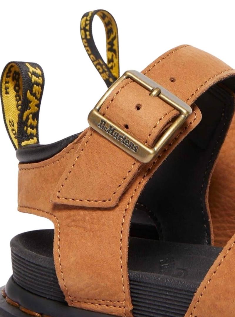 Sandálias Dr Martens Blaire marrom para mulher.