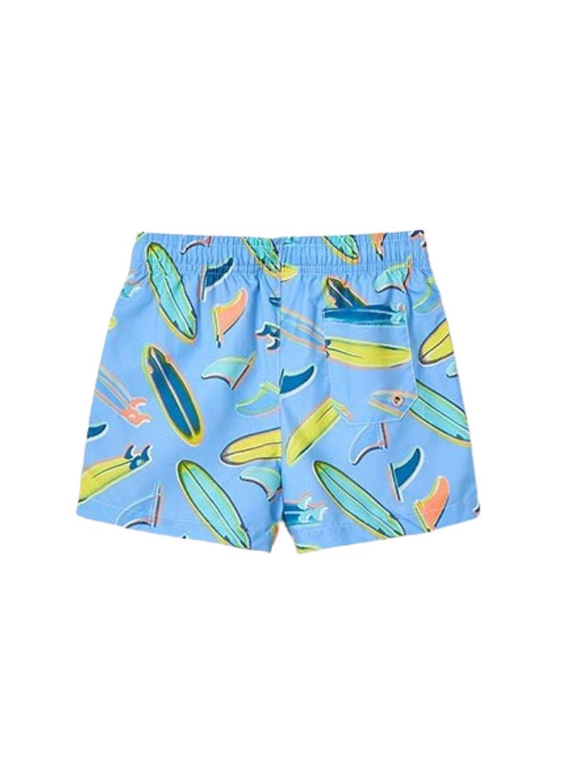 Swimsuit   Mayoral  estampado surfista azul da Mayoral para menino.