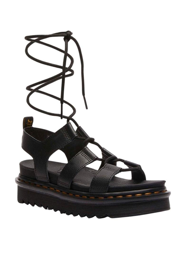 Sandálias Dr. Martens Nartilla preto para mulher.