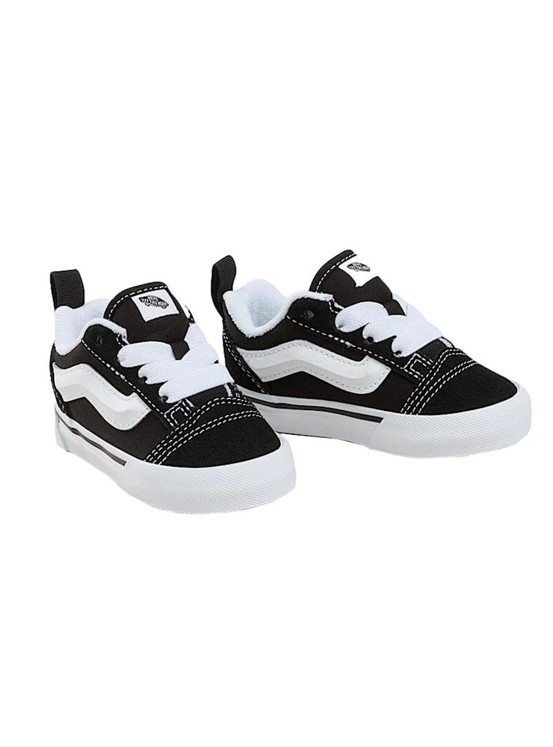 Sapatilhas Vans Knu Skool baby preto e branco