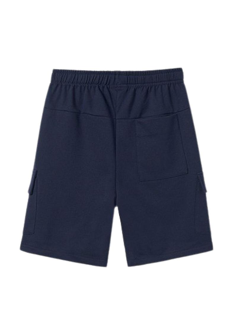  Bermuda Mayoral em malha azul-marinho para rapaz