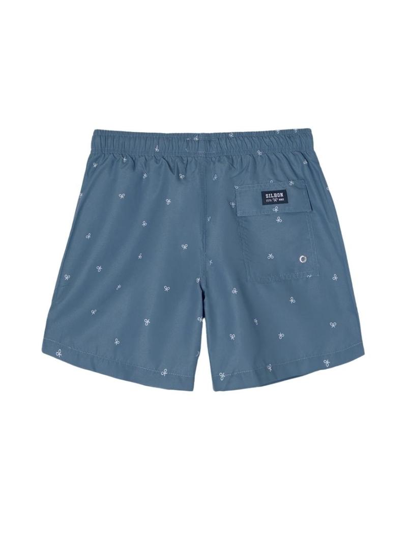 Fato de banho Silbon Miniraquetas azul para homens