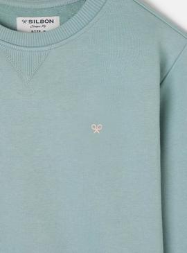 Moletom Silbon Círculo turquesa para homem