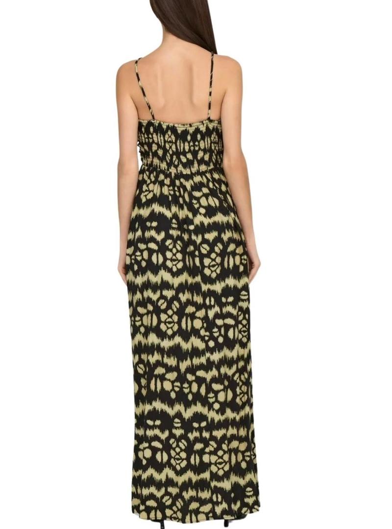 Vestido Only Zeven  longo estampado para mulher.