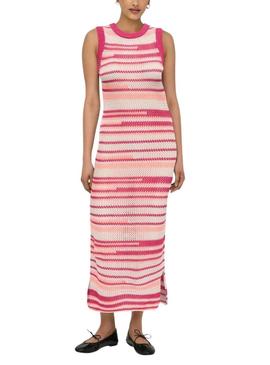 Vestido Only Merida de malha rosa para mulher