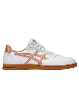 Tênis Asics Skyhand OG branco e rosa para mulher