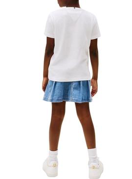 Camiseta Tommy Hilfiger Varstiy branca para mulher.