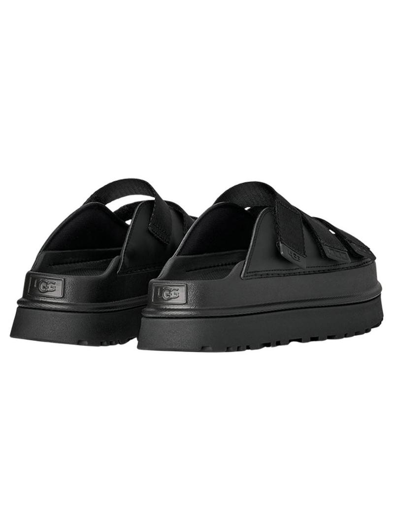 Sandálias UGG Goldenglow Slide preto para mulher.