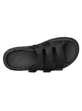 Sandálias UGG Goldenglow Slide preto para mulher.