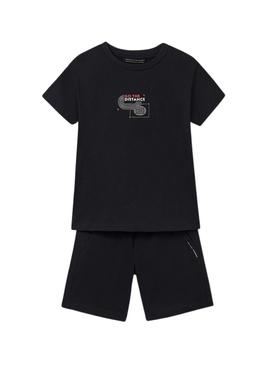  Set  Mayoral go the distance negro para niñoRetorna apenas a tradução para o português: Conjunto Mayoral go the distance preto para menino