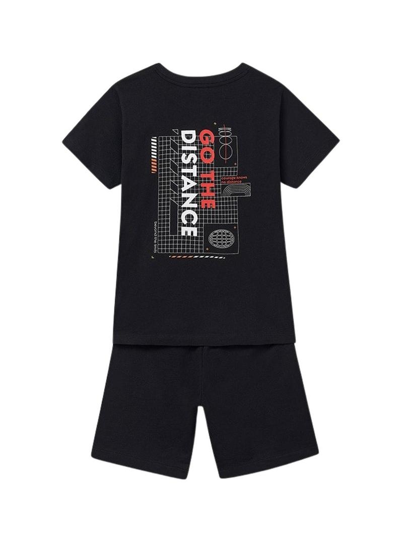  Set  Mayoral go the distance negro para niñoRetorna apenas a tradução para o português: Conjunto Mayoral go the distance preto para menino