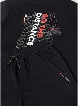  Set  Mayoral go the distance negro para niñoRetorna apenas a tradução para o português: Conjunto Mayoral go the distance preto para menino