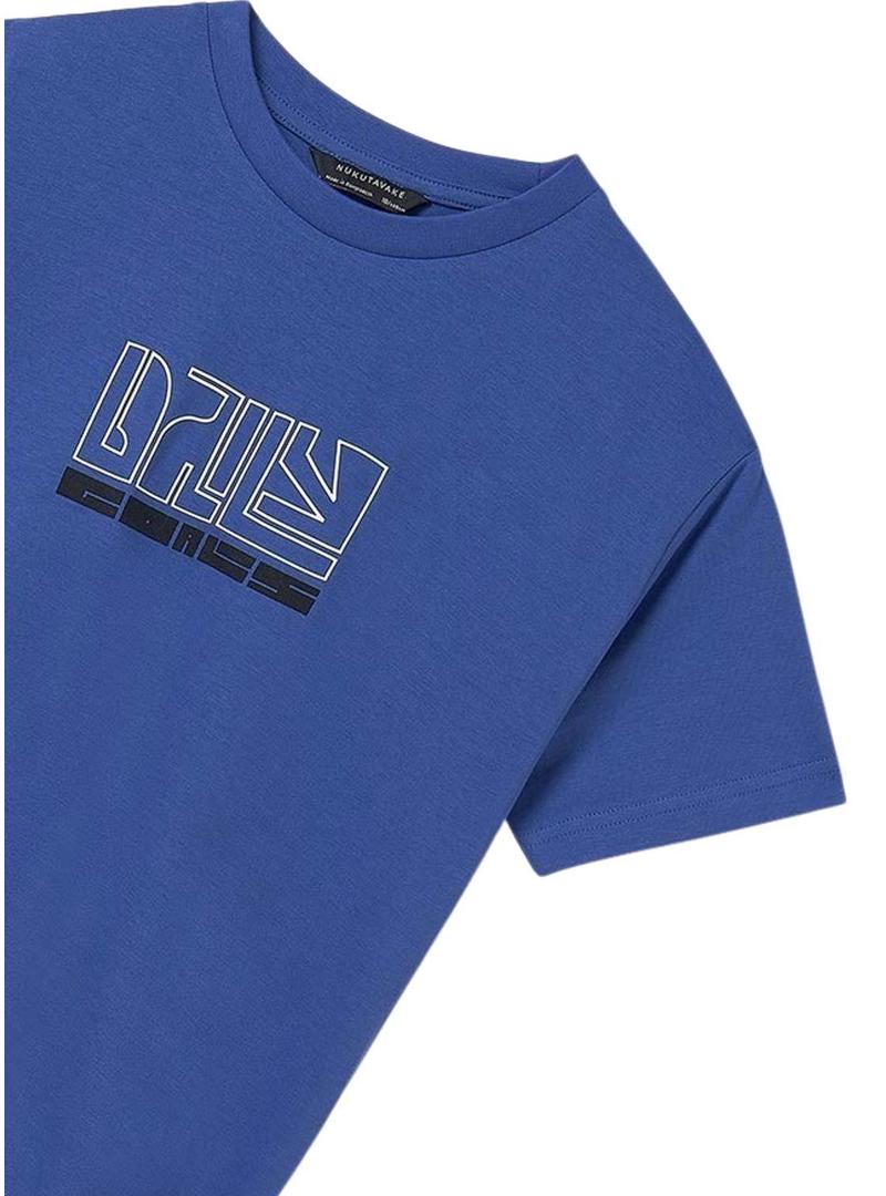 Camisola Mayoral básica azul para menino.