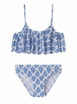 Biquíni Pepe Jeans Sophie azul para menina.