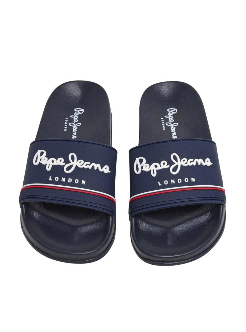 Chinelos Pepe Jeans Slider azul marinho para menino
