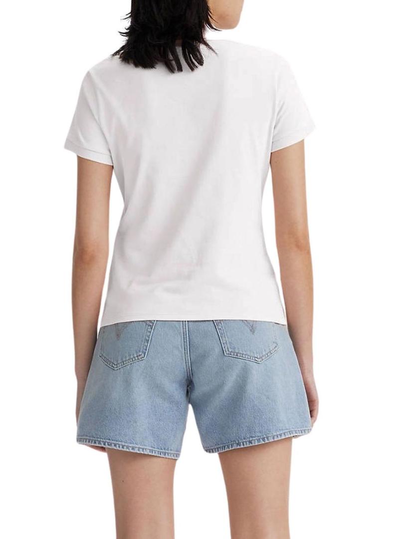 Polo Levis Housemark branca para mulher