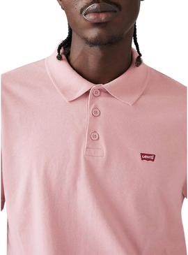 Polo Levis Housemark rosa para homem