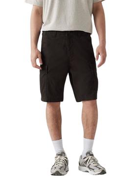 Bermudas Levis Carrier cargo preto para homem