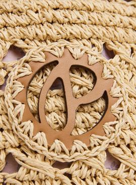 Bolsa Pepe Jeans Enid rafia para mulher.