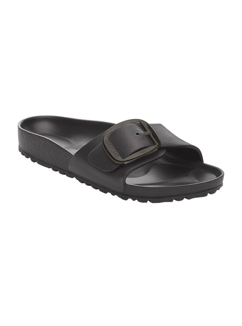 Sandálias Birkenstock Madrid preto para mulheres.