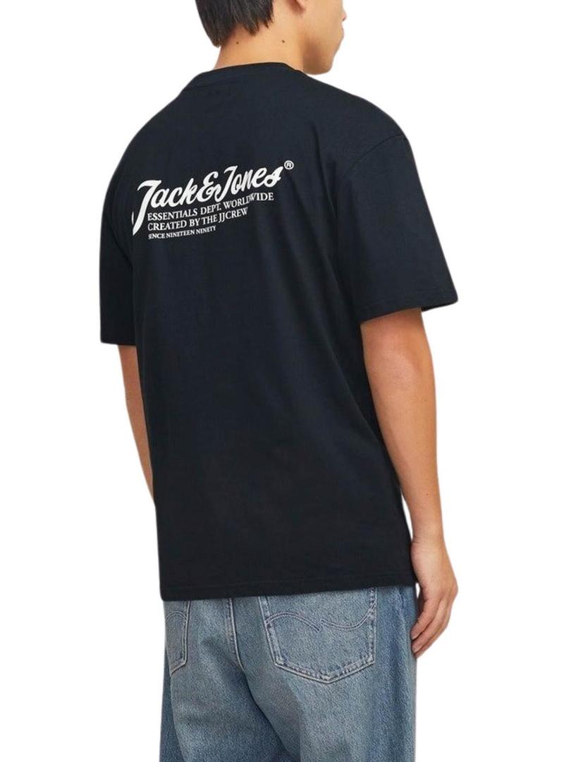 Camiseta Jack and Jones Beau azul marino para hombre.