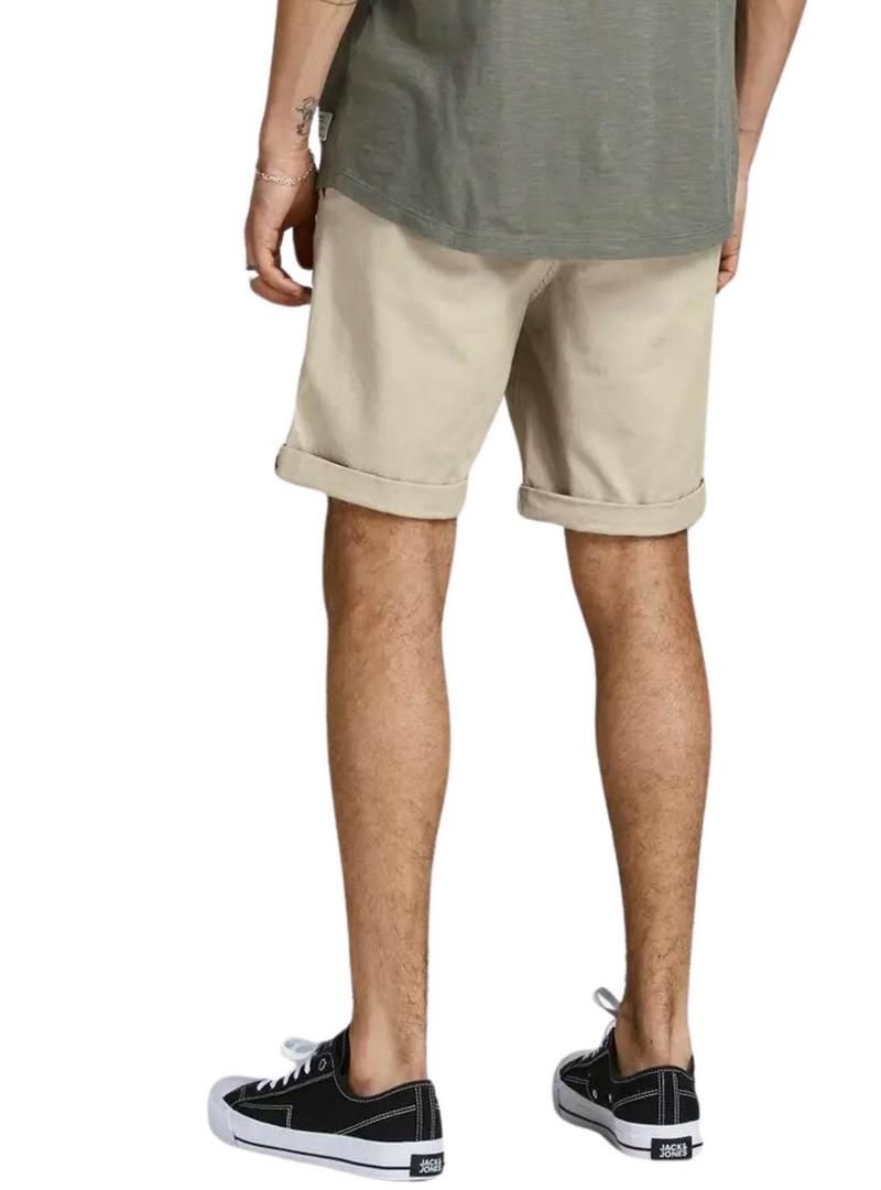 Bermudas Jack and Jones Dave bege para homens.
