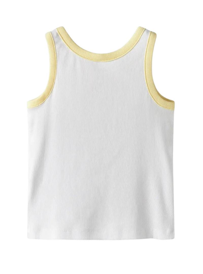 Top Nome It Hasinna Slim branco para menina