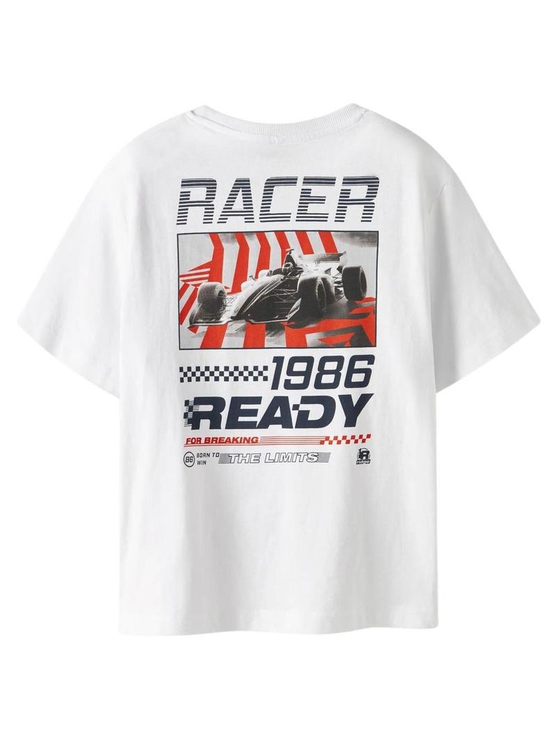 Camiseta Name It Hold branca para criança.