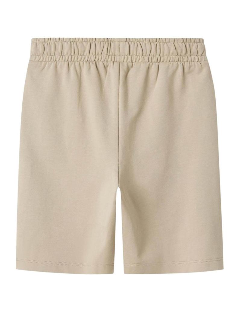 Bermudas Name It Henlo Regular bege para criança