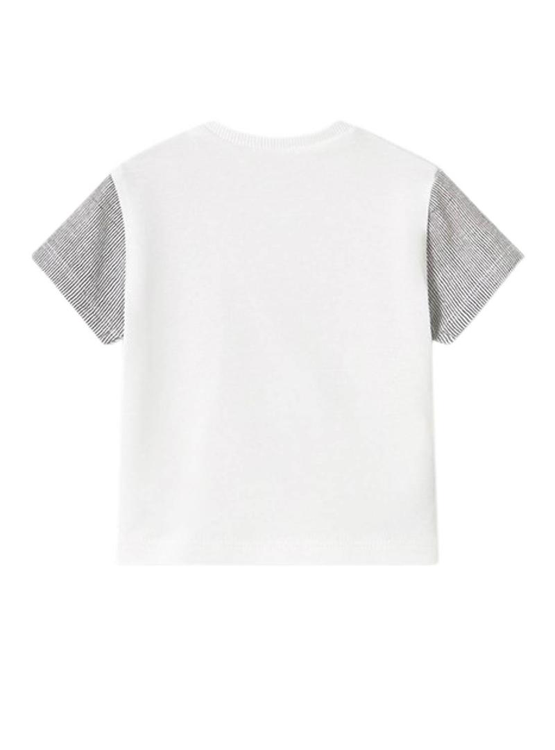 Camiseta Mayoral fantasia Urso branco para Bebê.