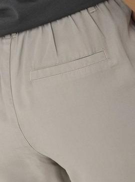 Calça Only Poptrash Aris cinza para mulher.